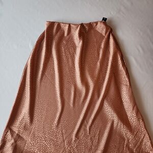 Nicole Miller Shimmering Rose A-Line Skirt Women's Size Medium